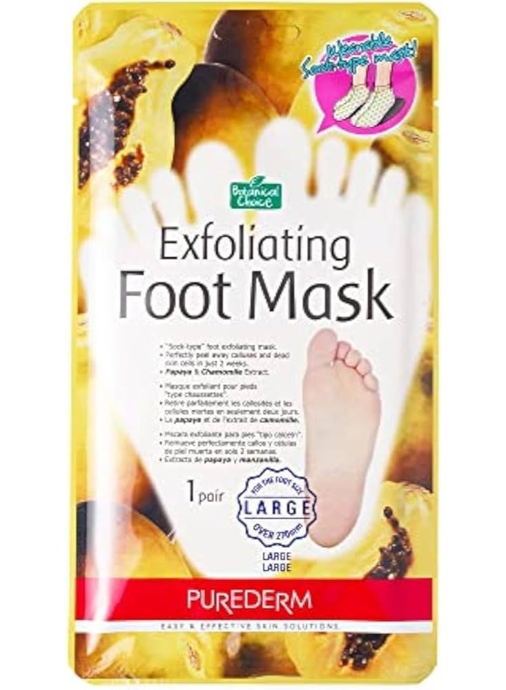 Purederm Botanical Choice Exfoliating Foot Mask – Regular – 1 Pair